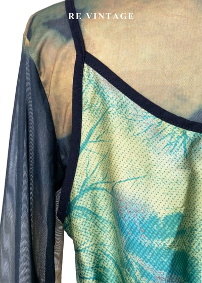 霧裡湖面陽光自然詩意細肩帶洋裝11