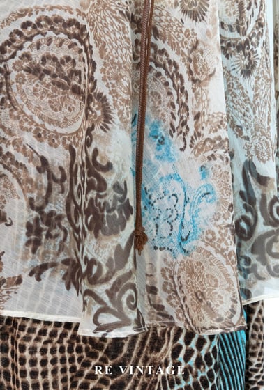 吟遊詩人 - 編織繫繩花會圖騰仙氣上衣8