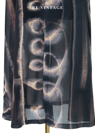 夜晚湖面聲波長裙（27-28"）6