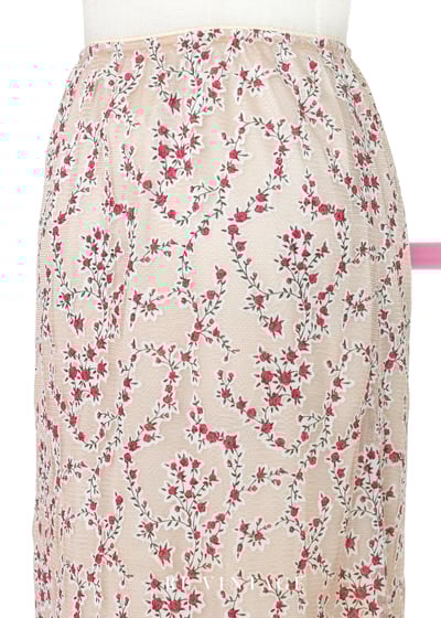 Ivory Cream  迷你玫瑰花及膝短裙（20-30"）8