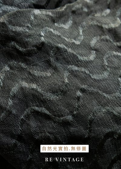 綠黑色波紋透膚美美長裙（23-30"）15