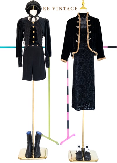 Royal palace 圖騰絨布上衣2