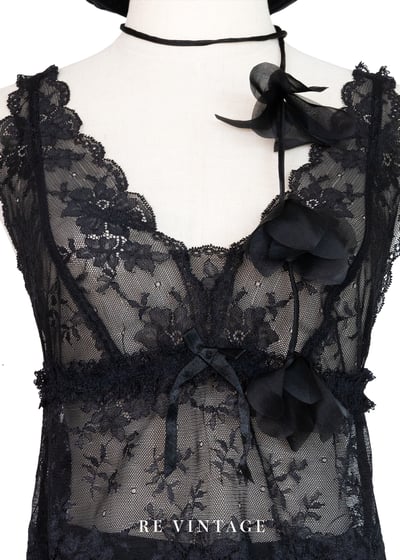 溫柔花朵蕾絲背心3