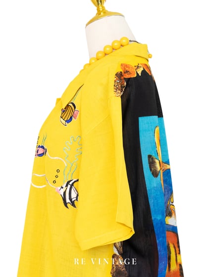 魚兒魚兒熱帶水族箱襯衫11