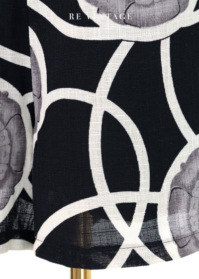 芋頭色樹紋麻料高腰短褲（26"）10