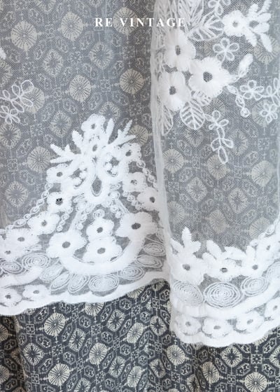 風的形狀。雲的呼吸蕾絲長版罩衫14