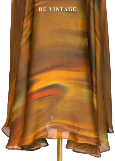 陽光下の液態金橘融光長裙（25-30"）4