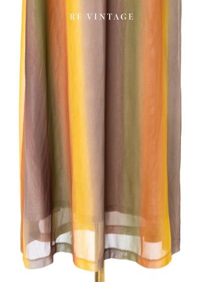 大地與火的漸層能量長洋裝7