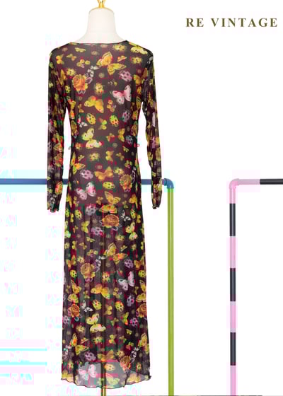 Butterflies After Midnight 透膚網紗洋裝11