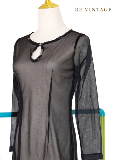 辣辣の黑紗透膚洋裝6