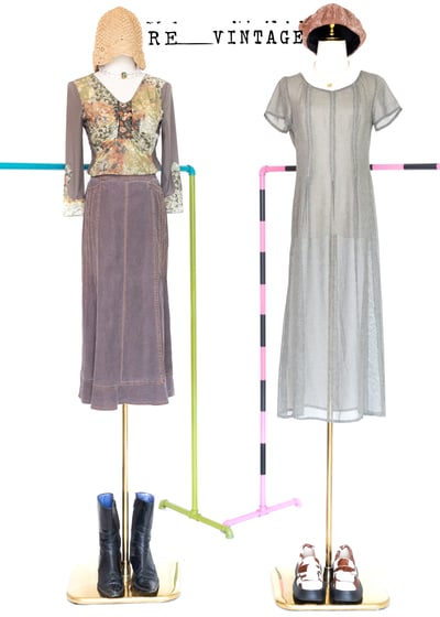 文藝古典圖騰透膚上衣2