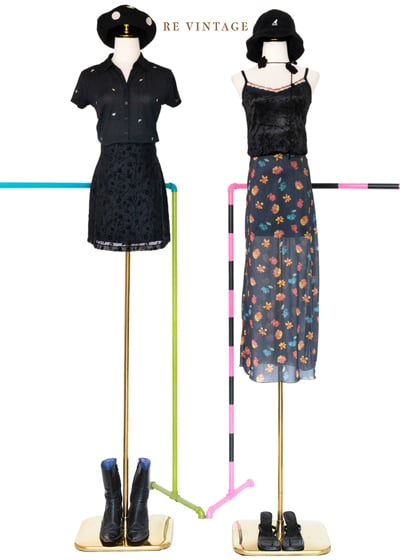 鮮明奪目繁花長裙（28"）2