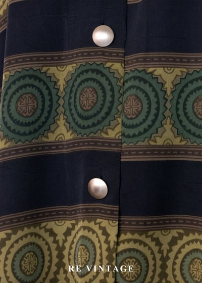 宇宙輪轉迷幻圖騰長版襯衫4