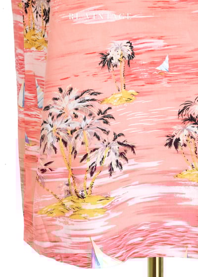 粉紅熱帶渡假風洋裝8