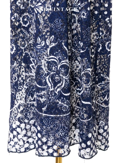 夜空繁星花藤交織蕾絲長洋裝7