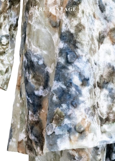 套裝上衣 - 礦石橫切面燒絨絨布上衣6