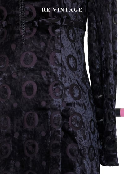 圓的哲學 - 紫光絨布長洋裝17