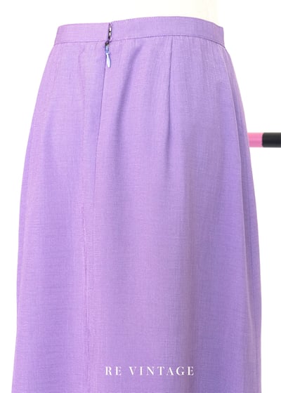 Fairy Wren 紫羅蘭色質感長裙 （25"）2