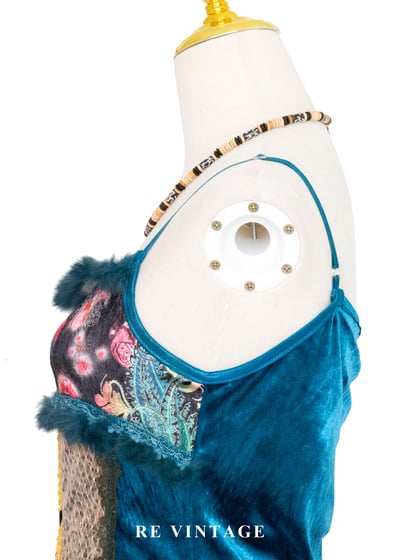 Myth &Leopard細肩帶絨布背心8