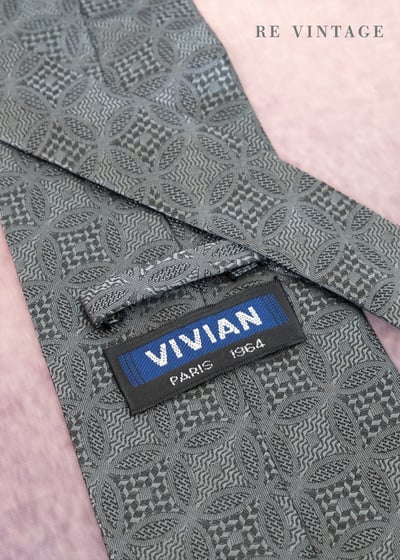 錯覺編碼低彩灰領帶6