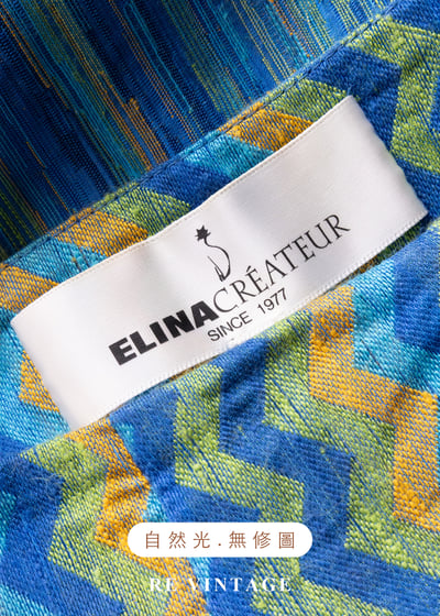 套裝上衣 - 藍調信號像素浪潮上衣11