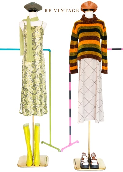 Boulder 菱格細肩帶長洋裝2