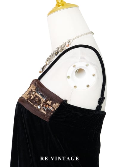 荒野星塵細肩帶絨布背心7