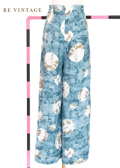 斑駁月球高腰寬版褲（28"）6