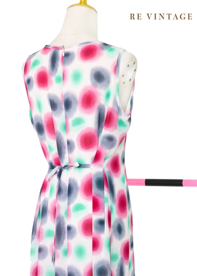 霓虹燈閃閃雪紡長洋裝11