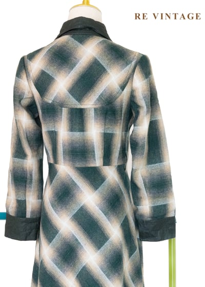 Echo in the Pines 霧裡森林格紋長洋裝18