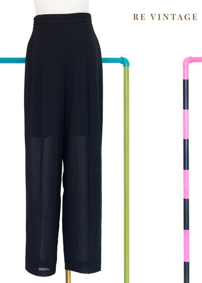 必備單品 - 氣質小格紋高腰西裝褲（25.5"）1