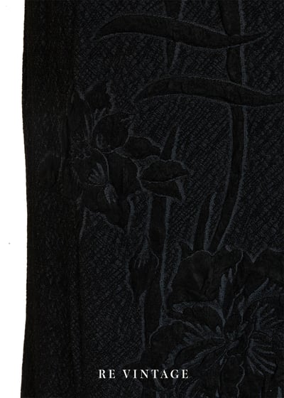 暗黑中的浮雕花長裙（27-34"）11