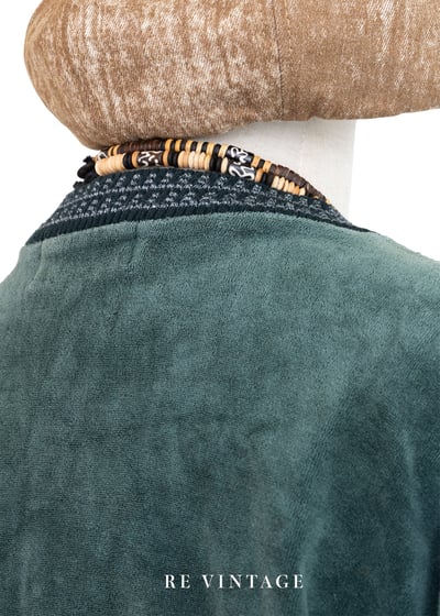 森林綠舒服的針織套頭衫6