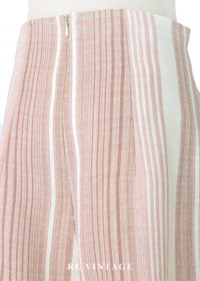 玫瑰奶茶色線條高腰短褲（26"）7