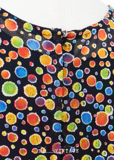 彩虹雨滴輕薄洋裝8