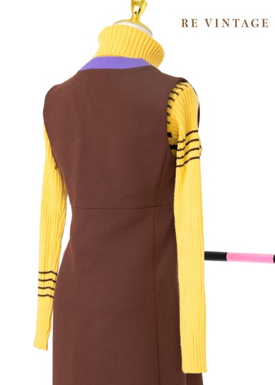 『歐洲寶物』Brunette 氣質版型剪裁秋冬洋裝14