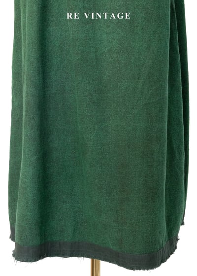 森林系植物面亞麻混紗色一片式長裙（26-30"）6