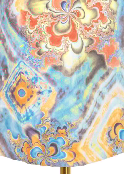 液態宇宙迷幻漩渦及膝裙（25"）4