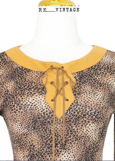 Autumn Leopard Print 貼身上衣4