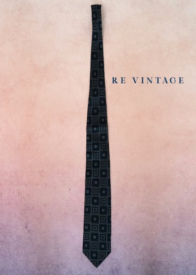 黑色立體小方格領帶5