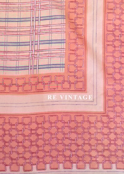 粉紅加州落日絲巾7