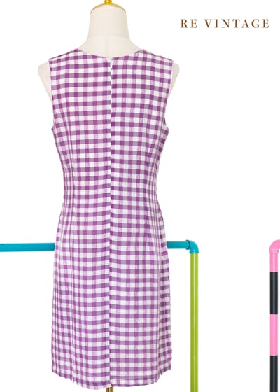 Lavender Romance 經典格紋洋裝11