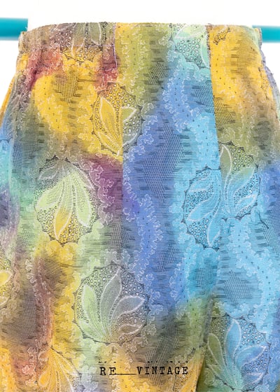 彩虹色暈染五分短褲（26"）9