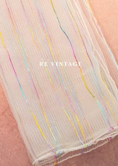 彩虹空氣輕柔線條絲巾7