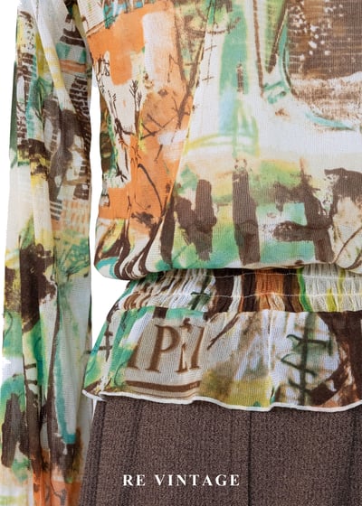 報刊的時代碎片上衣12