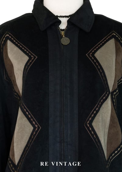 時空旅人幾何邊境飛行夾克外套5