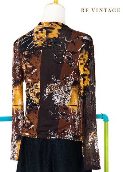 花香巧克力長袖上衣7