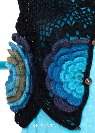 3D立體花朵針織背心6