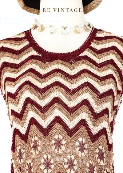 乾燥玫瑰針織波紋小花背心3