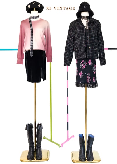 Fuchsia Pink 斜紋漸層薄款針織毛衣2